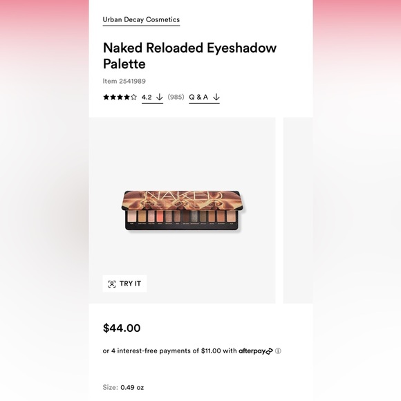 Urban Decay Naked Reloaded Palette - Picture 5 of 5